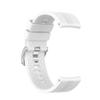 Silicone Watchband Compatible for Amazfit GTR 47mm, 22mm Wide Band Replacement, Waterproof (White) view 4