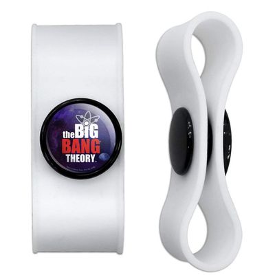 GRAPHICS & MORE The Big Bang Theory Logo Headphone Earbud Cord Wrap - Charging Cable Manager - Wire Organizer Set of 2 - White