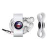 GRAPHICS & MORE The Big Bang Theory Logo Headphone Earbud Cord Wrap - Charging Cable Manager - Wire Organizer Set of 2 - White view 2