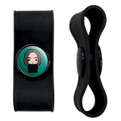 GRAPHICS & MORE Harry Potter Snape Cute Chibi Character Headphone Earbud Cord Wrap - Charging Cable Manager - Wire Organizer Set of 2