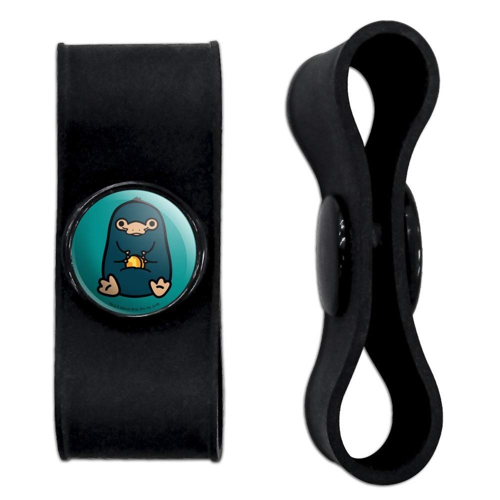 GRAPHICS & MORE Fantastic Beasts and Where to Find Them Nifler Cute Chibi Character Headphone Earbud Cord Wrap - Charging Cable Manager - Wire Organizer Set of 2