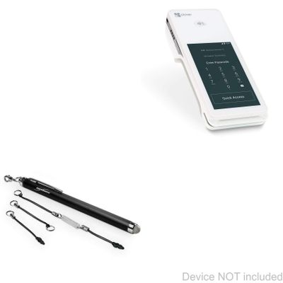 BoxWave Stylus Pen Compatible with Clover Flex - EverTouch Capacitive Stylus, Fiber Tip Capacitive Stylus Pen - Jet Black