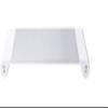 Aluminum Alloy Desktop Monitor Stand Space Bar Non-Slip Laptop Stand Riser with 4-Ports USB Charging for iMac, MacBook Pro, Air (White UK Plug) view 1