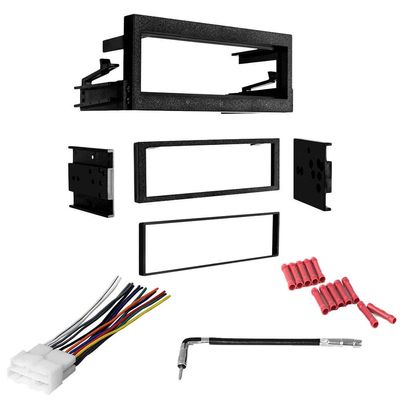 CACH KIT862 Bundle with Car Stereo Installation Kit for 1995 2002 Chevrolet Tahoe in Dash Mounting Kit, Harness, Antenna Adapter for Single Din Radio Receivers (4 Item)