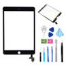 T Phael Black Replacement 7.9" Touch Screen Digitizer Glass for IPAD Mini 3 3rd Genreation A1599 A1600 IC Connector (AT&T/T-Mobile/Sprint/Verizon) Without Home Button GSM CDMA Repair Kit view 1
