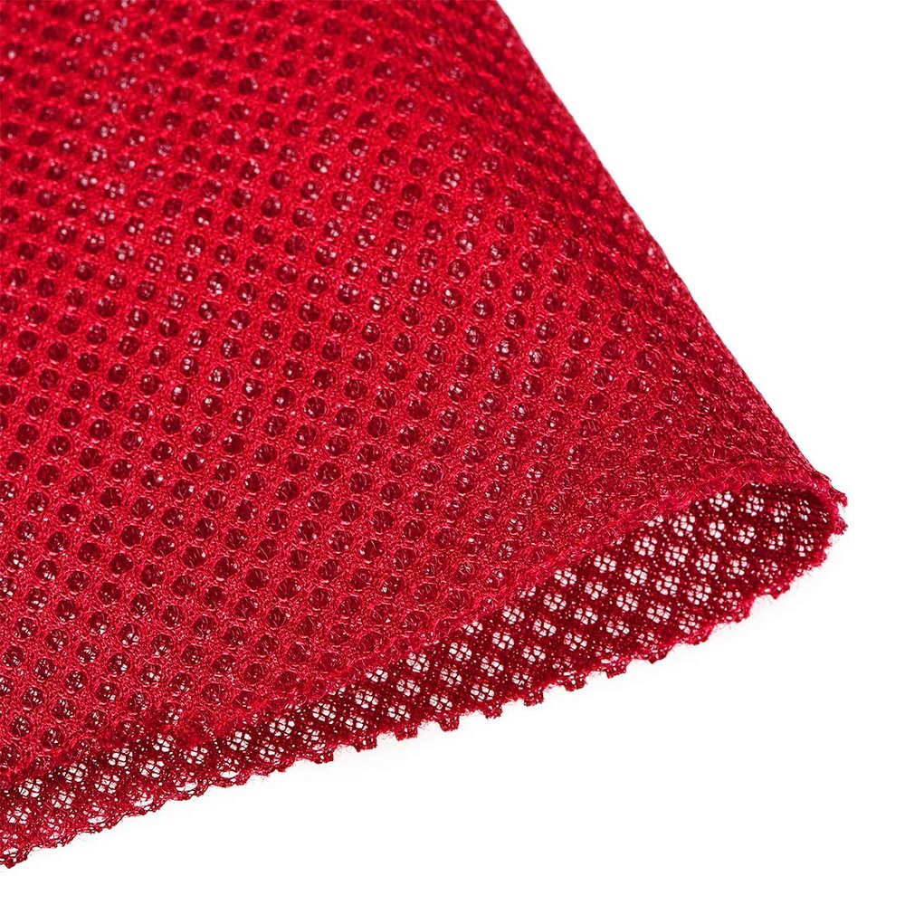 uxcell Red Speaker Mesh Grill Cloth (not Cane Webbing) Stereo Box Fabric Dustproof Cloth 100cm x 160cm 40 inches x 63 inches
