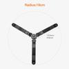 Koolehaoda Tripod Base for Monopod, 3/8" Screw Desktop Stand with Three Feet, Universal 3 Legs Monopod Base Stand Unipod Support for 3/8" Threaded Monopods Ball Head view 2