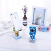 UnnFiko Astronaut Blue Stand Holder, Cartoon Desktop Bracket Desk Mount, Universal for iPhone X 7 8 Plus Samsung S7 Edge S8 iPad Air Pro Mini and Other Cell Mobile Phone Tablet PC (Astronaut Blue) view 3