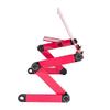 48 x 26cm Notebook Computer Stand, Adjustable MacBook Laptop Desk, Portable Home Use Executive Office Assembled Folding Table, Light Weight Ergonomic TV Bed Lap Tray Rose Red view 2