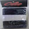 Clio New Arm Sweatband Black and White Striped (1) view 1