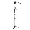 Carbon Fiber Monopod with Fluid Head and Hand Crank Max. Height 81.5 in (E-Image) ML-900C+GH03F view 1