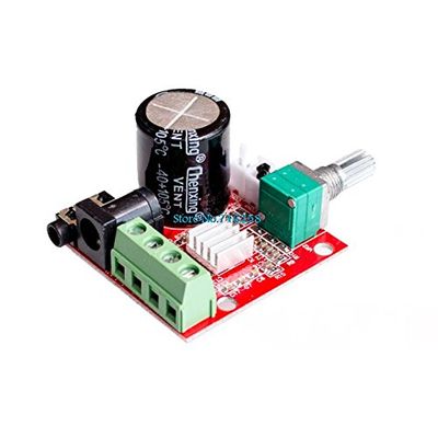 10pcs/lot 12V Mini Hi-Fi PAM8610 Audio Stereo Amplifier Board 2X10W Dual Channel D Class