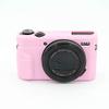 G7 X Mark III Case, BolinUS Fullbody Ultra-Thin Lightweight Rubber Soft Silicone Housing Case Bag Cover for Canon PowerShot G7 X Mark III/Mark II (Pink) view 1