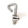 PHAT SATELLITE INTL O-Span Clamp Aerial Drop Cable Suspension Clamp with Hook and Square Nut (2 Pack, 32.8 feet, Silver, Cat 6, Weatherproof, Heat Resistant, 2 Count) view 2