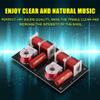 Zerone 2Pcs Speaker Frequency Divider Board 2 Way Treble/Bass 2 Unit 2 Unit Hi-Fi Audio Crossover Filter Frequency Distributor DIY Module view 3