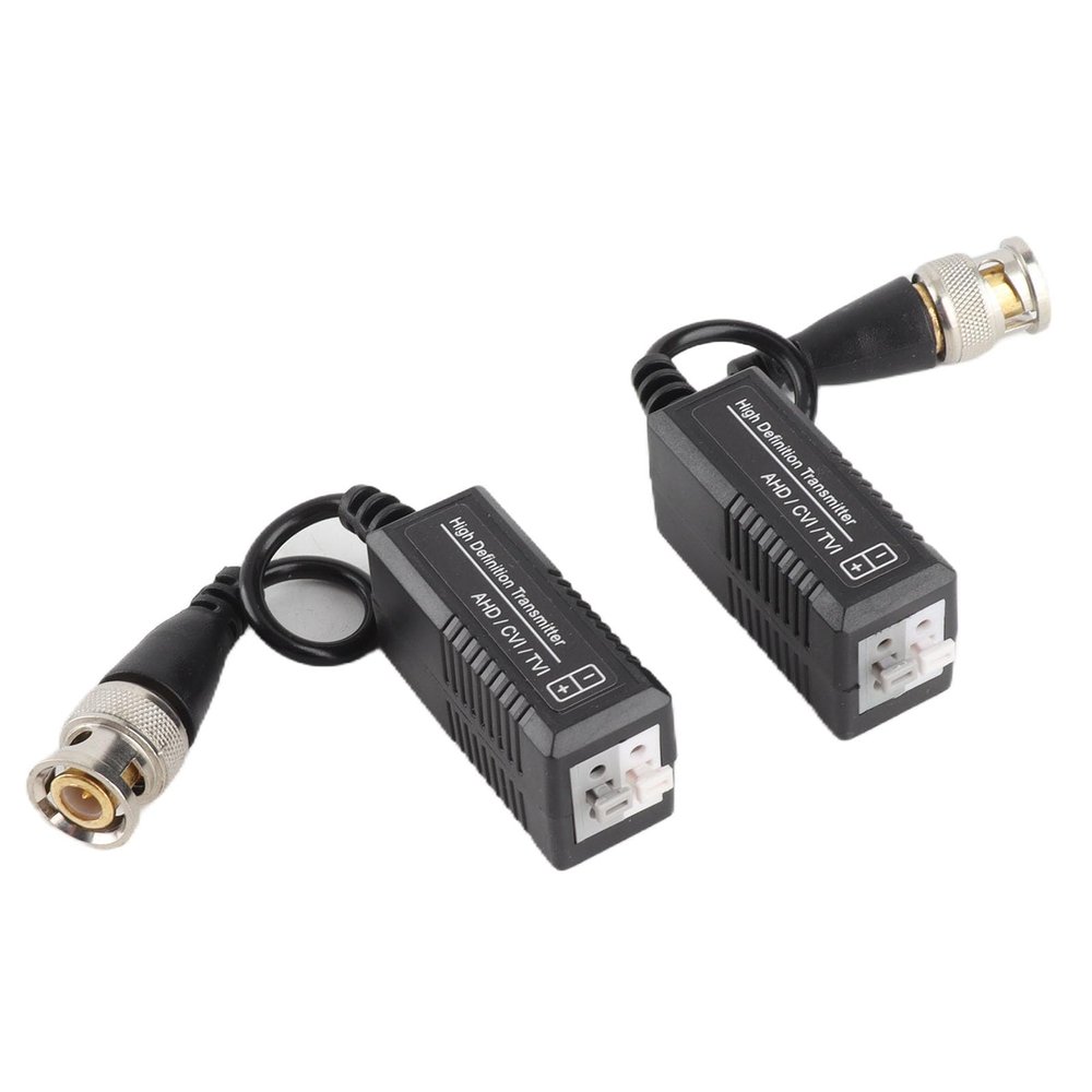 Zer one 1 Pair HD CVI/AHD/TVI Passive Transceiver Adapter Transmitter Video Balun CCTV UTP BNC Cat5 for Tv, Video & Home Audio