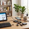 4 Port Micro USB Adapter Cable, OTG Hub Adapter Cable for Android Tablet Smartphone for USB OTG/ view 3