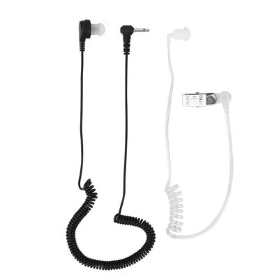Zerone 3.5mm Surveillance Plug Receiver Mono Listen Only Audio Acoustic Coil Tube Headset Earpiece Anti-Radiation for Radio Transceivers and Radio Speaker Mics