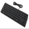 RGB Backlit Wired Aluminum Tenkeyless Keyboard for PC - Black view 1