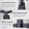 ARKON Mounts LockVise Locking Tablet Holder with Forklift Overhead Guard Mount | Durable Metal Mounting Plates | 360 Adjustable 6" Metal Shaft | Compatible Forklift iPad and Tablet Mount view 4