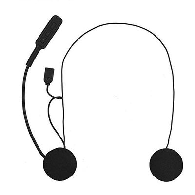 Zerone Motorcycle Helmet Bluetooth Headset intercom Headset Bluetooth 4.0 Dual Stereo Speakers Hands- Communication Systems for Motor Motorbike and Skiing Speakers Music