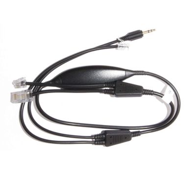 JPL EHS-7 Adapter Cord DECT Wireless Headsets, 9 inch Cable RJ-12 and 3.5mm Plug to RJ-45 and RJ-9, 575-222-007