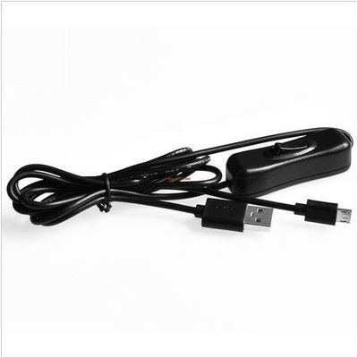 10PCS Raspberry Pi 3 Power Cable with Switch ON/Off Button Micro USB Charging Cable for Banana PI Raspberry Pi 2 Power Cable
