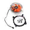 MANGKE - Quiet Fan Cooler Cooling 2200rpm CPU Heatsink for LGA775/1155 AM2/3 view 1