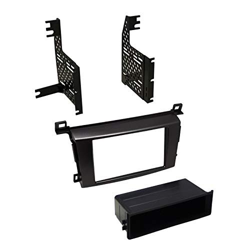 Carxtc Stereo Install Dash Kit Single and Double Din Fits Toyota Rav4 2013-2018