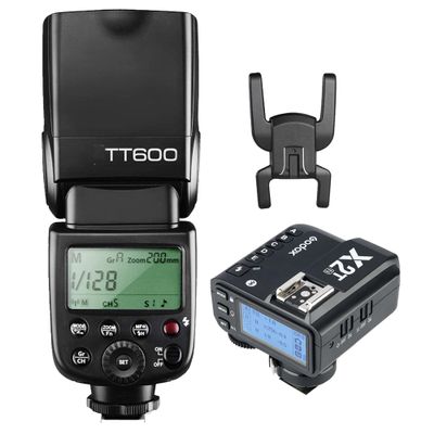 Godox TT600 HSS 1/8000S 2.4G Wireless GN60 Flash Speedlite Built in Godox X System Receiver with X2T-N Trigger Transmitter for Nikon D800 D700 D7100 D7000 D5200 D5000
