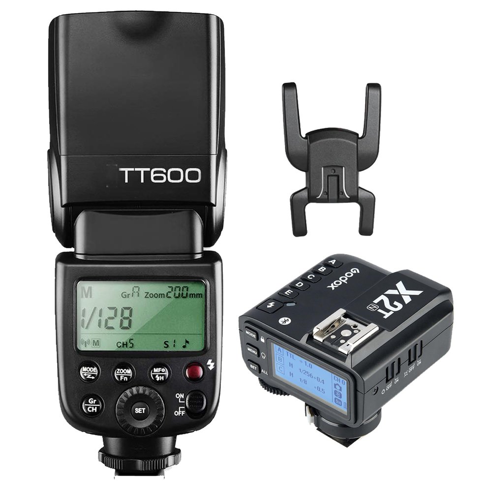 Godox TT600 HSS 1/8000S 2.4G Wireless GN60 Flash Speedlite Built in Godox X System Receiver with X2T-N Trigger Transmitter for Nikon D800 D700 D7100 D7000 D5200 D5000
