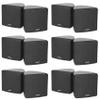 Rockville Cube Black 3.5" 2-Way 8-Ohm Home Theater Wall Speakers, 12-Pack view 1