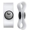 GRAPHICS & MORE Justice League Movie Wayne Aerospace Headphone Earbud Cord Wrap - Charging Cable Manager - Wire Organizer Set of 2 - White