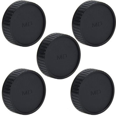 5PCS Camera Lens Rear, Portable Professional Lens Protective Cover for for MD Mount Camera Lens