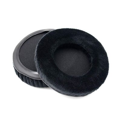 1 Pair Velvet Ear Pads Replacement Ear Cushions Covers Soft Foam Pillow Compatible with Razer Kraken HD440 V70 DN-HP1000 HD-440 Headphones Headset (Black)