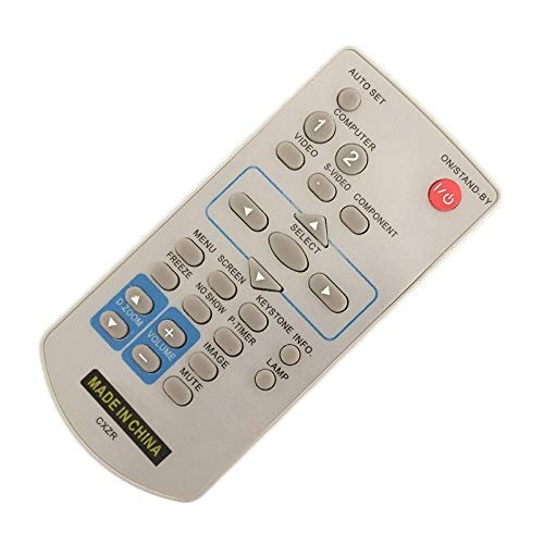 Calvas Remote Control For Sanyo Projector PLC-XU310C PLC-XW270C PLC-XC550C PLC-XR271C PLC-XW200K PLC-XW250K PLC-XU301A PLC-XK2600