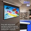 Elite Screens Manual Tab-Tension 2, 125-Inch Diagonal 16:9 Auto Lock Mechanism Drop Down Projection Screen Wall/Ceiling Mounted 4K / 8K Ultra 3D HD Ready, MT125XWH2 view 4