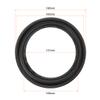uxcell 8 Inches Speaker Rubber Edge Folding Ring Horn Replacement Parts Black 2pcs view 2