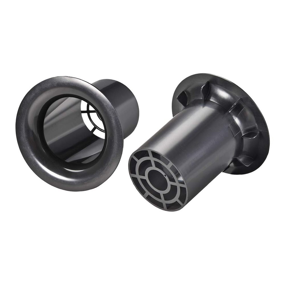 uxcell 86mm x 91mm Speaker Port Tube Subwoofer Bass Reflex Tube Bass Woofer Box 2pcs