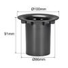 uxcell 86mm x 91mm Speaker Port Tube Subwoofer Bass Reflex Tube Bass Woofer Box 2pcs view 2