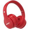 MIDOLA Kids Headphones Bluetooth 5.3 Wireless 60H Play Time Volume Limit 85/110dB Over Ear Foldable Protection Headset/Wired AUX Cord Mic for Children Boy Girl Travel School Phone Pad Tablet Red view 1
