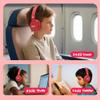 MIDOLA Kids Headphones Bluetooth 5.3 Wireless 60H Play Time Volume Limit 85/110dB Over Ear Foldable Protection Headset/Wired AUX Cord Mic for Children Boy Girl Travel School Phone Pad Tablet Red view 4