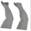 Sunday Afternoons Unisex-Adult Uvshield Cool Sleeves with Hand Cover, Quarry, Large/X-Large view 1