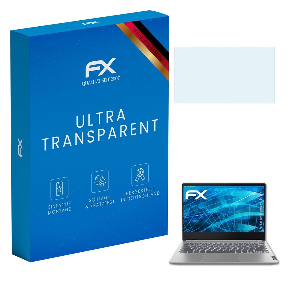 atFoliX Screen Protection Film compatible with Lenovo ThinkBook 13s Gen 1 Screen Protector, ultra-clear FX Protective Film (2X)