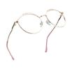 LifeArt Blue Light Blocking Glasses, Anti Eyestrain, Computer Reading Glasses, Gaming Glasses, TV Glasses for Women Men, Stylish Unisex Alloy Round Frame (Rose Gold, 0.25 Magnification) view 1