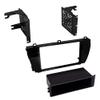 Carxtc Stereo Install Dash Kit Single and Double Din Fits Toyota Corolla 2014-2016 Painted Metallic Graphite view 1