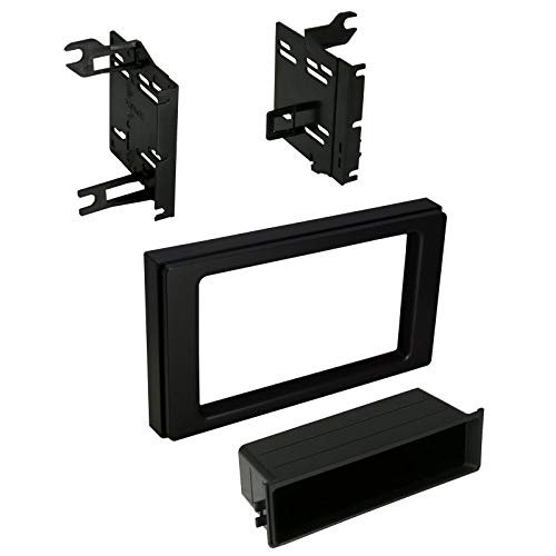 Carxtc Stereo Install Dash Kit Single and Double Din Fits Toyota Tacoma 2016-2017 Does Not Fit Base Model
