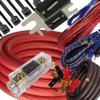 Audio360 USA 0 Gauge Cable 5000W Up to 8500W Complete Car Amplifier Installation Power Amp Wiring Kit 1/0 Ga Red for Car Stereo view 1