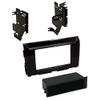 Carxtc Stereo Install Dash Double Din or Single Din Radio Fits Nissan Titan 2016-2018 Painted Gloss Black view 1