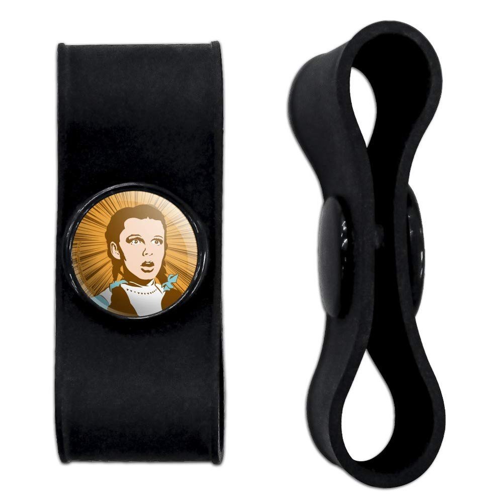 GRAPHICS & MORE Wizard of Oz Dorothy Not in Kansas Headphone Earbud Cord Wrap - Charging Cable Manager - Wire Organizer Set of 2 - White